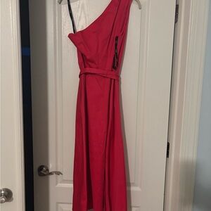 Kate Spade Vibrant Red One-Shoulder Dress